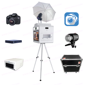 Nouveau photomaton instantané DSLR de 21,5 pouces avec imprimante DNP RX1 adaptée pour les fêtes, les mariages, les selfies, la boîte de photomaton - Product Image 2