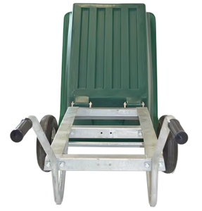 Chariot à main à roue unique en acier galvanisé, à économie d'énergie, avec <span class=keywords><strong>plateau</strong></span> en plastique, pour tracteur et fumier – Vente chaude - Product Image 5