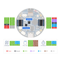 Papan Pengembangan ESP32-S3 Layar AMOLED 1,43 inci 466*466 Antarmuka QSPI Sensor Akselerometer Giroskop Kit Logam CNC Opsional
