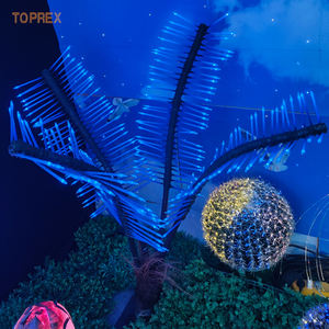 Decoraciones marinas misteriosas Luminoso Pequeño cocotero Coral Mar Lirio Árbol DE LA VIDA Festivo Vacaciones Iluminación Luces decorativas - Product Image 1