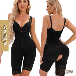 Private Label Women's Full Body Firm Shapewear Girdle Thin Breathable Adjustable Strap Tummy Control Casual <b>Shapers</b> - Product Image 1