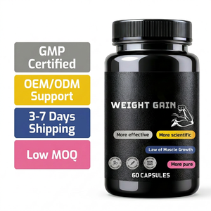 Cápsulas para Aumentar de Peso Rápidamente, para Desarrollo Muscular y Fuerza, Certificadas por GMP, Suplemento Efectivo para Ganar Masa Muscular - Product Image 1