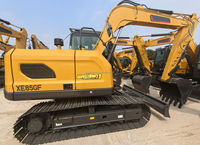 XE85GF Excavator Crawler Kehutanan 8,3 Ton dengan Peralatan Kerja yang Diperkuat dan Pisau Dozer