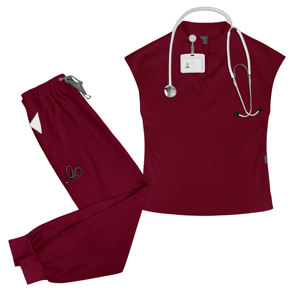 Conjuntos de uniformes médicos de moda Uniformes de <span class=keywords><strong>hospital</strong></span> de apoyo personalizado Ropa de trabajo de salón de SPA Unisex Spandex de alta calidad/algodón transpirable - Product Image 1