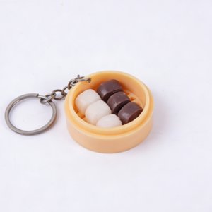 Chaveiros de PVC com Comida Simulada no Atacado, <span class=keywords><strong>Mini</strong></span> Chaveiros Divertidos de PVC com Comida Simulada, Acessórios Decorativos para Pendurar em Mochilas - Product Image 5
