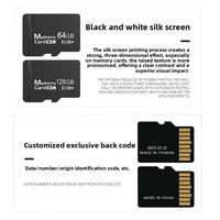 Cartes mémoire TF OEM 8 Go/32 Go/64 Go/128 Go, plastique bleu/noir, U1/A1/CLASS10/U3, pour téléphones portables, appareils photo, équipements de surveillance, caméras embarquées