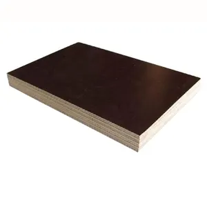 18.0mm 4ft x 8ft best quality poplar core wbp phenolic resin brown color 13-ply film faced plywood for construction use