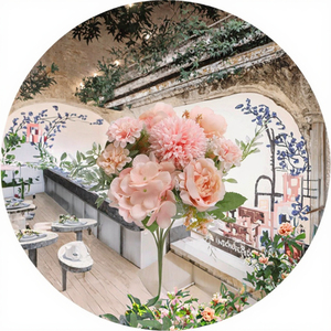 Bouquet di Fiori Artificiali Fatti a Mano per la Decorazione Domestica, San Valentino e altre Occasioni, 5 <span class=keywords><strong>Rose</strong></span> di Seta con Effetto Naturale - Product Image 2