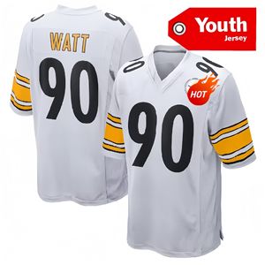 匹兹堡青年城 #90瓦 #43波拉马鲁4 #梅特卡夫8 # 罗杰斯美国缝制带标志的顶级足球球衣 - Product Image 5