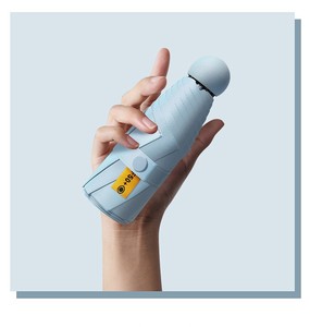 Capsule Mini Pocket <strong>Umbrella</strong> Clear <strong>Windproof</strong> 5 <strong>Folding</strong> <strong>Umbrellas</strong> Women Compact Rain <strong>Umbrella</strong> Gift Decorative Parasol - Product Image 2