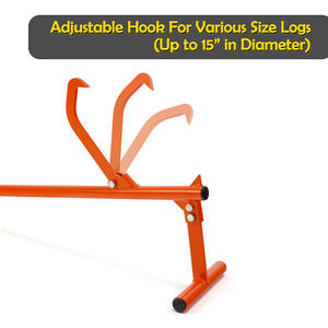JH-Mech Durable Heavy Duty Acier Sûr Efficace <span class=keywords><strong>Meilleur</strong></span> Outil de journalisation Réglable Log Roller Cant Hook Log Lifter - Product Image 5