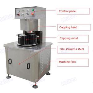 Máquina semiautomática de tapado al vacío con tapa de metal - Product Image 4