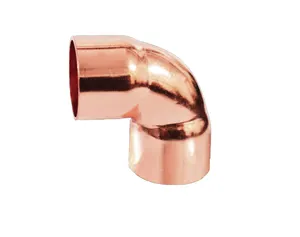 Copper 90 Degree Copper Elbows Pipe Connection Head Tubing Elbow Fitting Copper Pipe Fitting