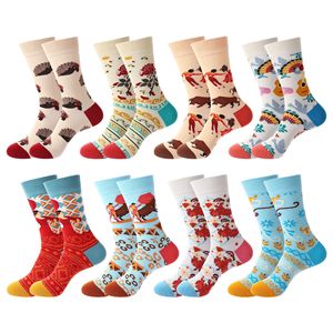Calcetines Unisex de Algodón Peinado 200N con Diseño Jacquard de Cultura Folclórica Española, Estampado de Toros, <span class=keywords><strong>Flamenco</strong></span>, Floral, Guitarra y Pavo - Product Image 1
