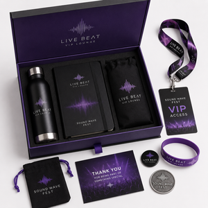 Set de Regalo Personalizado para Invitados de Noche de Premiación con Vaso, Cuaderno, Insignia, Cordón y Tarjeta de Agradecimiento para Paquete de Recuerdos de Ceremonia - Product Image 1