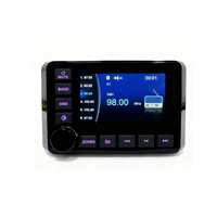 Récepteur audio stéréo marin 4 pouces BT FM MP5 Lecteur radio marin étanche, adapté aux activités de plein air, UTV, yacht, tourisme, bus.