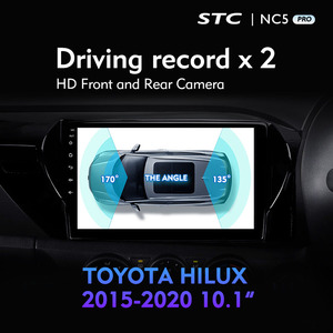 Hikity — autoradio <span class=keywords><strong>Android</strong></span>, lecteur multimédia, stéréo, 2 Din, pour voiture <span class=keywords><strong>TOYOTA</strong></span> HILUX (2015, <span class=keywords><strong>2020</strong></span>, 10.1) - Product Image 5