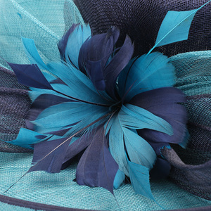 Großhandel Sinamay Silk Flower Fascinator Große Krempe Kirche Hut Basis für Frauen Designs inspiriert <span class=keywords><strong>Kentucky</strong></span> <span class=keywords><strong>Derby</strong></span> Partys Business - Product Image 5