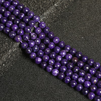 Perles de Pierre Charoïte Naturelles Détachées 6mm 8mm 10mm pour Bracelet DIY