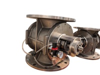 Vanne rotative à clapet en acier inoxydable motorisée pour l'utilisation dans les chantiers de construction et les usines de fabrication