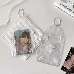 Porte-cartes personnalisé, souvenirs K-pop, <span class=keywords><strong>prix</strong></span> d'usine, porte-cartes en PVC pailleté, étui pour photocard, porte-clés en plastique - Product Image 6