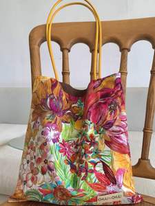 Sacs de courses en toile à motif bohème imprimé intégral, haute qualité, directement de l'usine, tendance, pour collations et activités de plein air, personnalisables, vente en gros - Product Image 3