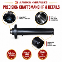 Cylindre de presse hydraulique robuste, alésage 63 mm, tige 50 mm, course 300 mm, certifié CE ISO9001, conception personnalisée OEM