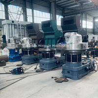 Machine à granulés de bois à prix de gros usine, ligne de production de granulés de sciure et de coques de riz, machine à granulés de biomasse à moule annulaire