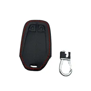 For Isuzu New Isuzu D-max Mu-x Car key Shell Protector Keychain Car Styling Car Key Case Cover Leather Holder Chain