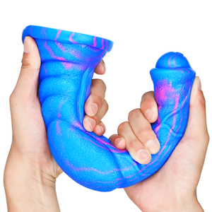 Consolador de pene de caballo sin huevo, silicona líquida, pene de Animal, simulación de Color largo grueso, tapón Anal, dispositivo de masturbación para parejas - Product Image 4