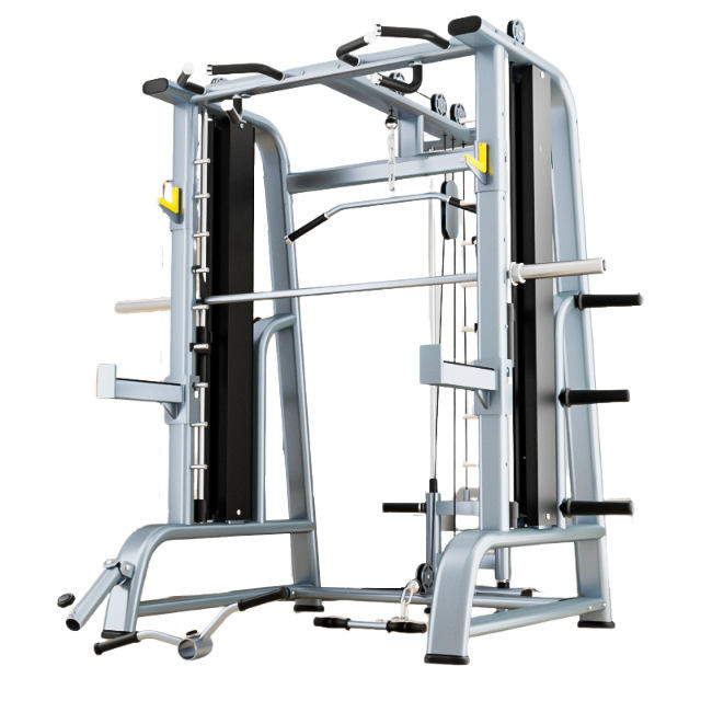 Con máquina smith auxiliar de alta resistencia, metal desnudo