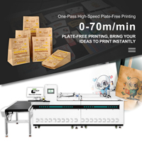 Impresora de Inyección de Tinta de Una Sola Pasada para Cajas de Pizza y Bolsas de Papel para Envasado de Alimentos |   Cabezal de Impresión HP A3 A4 |   40m/min Alta Velocidad |   CC-X600