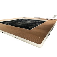 Yacht gonflable flottant pour piscine, Yacht de mer d'océan, piscine avec filet de méduse