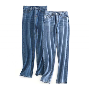 Lote de existencias de pantalones <span class=keywords><strong>vaqueros</strong></span> hechos en China, <span class=keywords><strong>comprar</strong></span> pantalones <span class=keywords><strong>vaqueros</strong></span> a granel, nuevos diseños, fotos, pantalones <span class=keywords><strong>vaqueros</strong></span> para mujer - Product Image 2