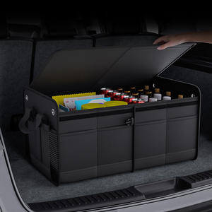 Organisateur de coffre de voiture 60L, boîte de rangement étanche avec poignée pour accessoires de voiture - Product Image 2