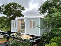 Maison extensible personnalisable de 20 pieds avec structure en acier traditionnelle, facile à installer, fabriquée en Chine