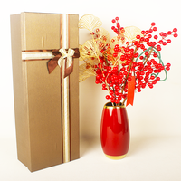 Maßgefertigte Luxus-Blumengeschenkbox mit Deckel, Lange Starre Karton-Blumenverpackung mit Laminierung aus Recyclingmaterialien für Frische Blumen