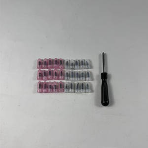 30 clous de réparation de pneus en spirale en acier au carbone et caoutchouc, grandes et petites tailles, et 1 <span class=keywords><strong>tournevis</strong></span> Phillips - Product Image 3