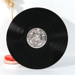 บันทึกไวนิลสีดำคุณภาพที่ดีที่สุด LP กดบันทึกไวนิลในแขนรั้วรอบขอบชิด - Product Image 1
