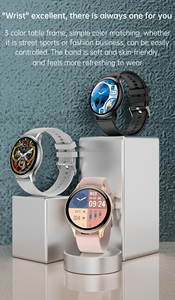 Weddtserha hk89 1.45 ''Màn hình đồng hồ thông minh cho phụ nữ đối với cuộc gọi Bluetooth & Heart Rate <span class=keywords><strong>Monitor</strong></span> cổ tay reloj inteligente với hợp kim - Product Image 4