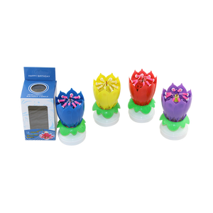 <span class=keywords><strong>Fontaine</strong></span> électronique scintillante, lotus magique rotatif, musique, <span class=keywords><strong>bougie</strong></span> en cire de paraffine pour Diwali et Halloween - Product Image 3