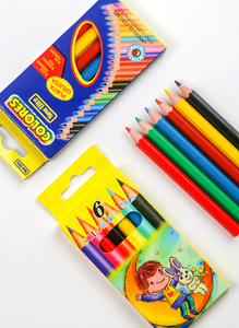 Conjunto de Lápis de Cor HB de 3,5 Polegadas, Mini Kit de Pintura, 6 Cores, Presente de Desenho Artístico para Estudantes e Crianças, Materiais Escolares - Product Image 4