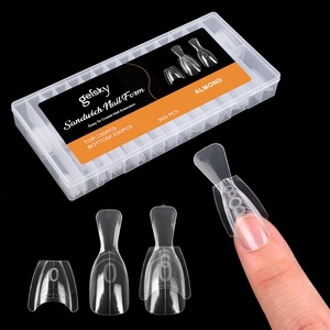 Outil d'Extension d'Ongles Double Face Haut et Bas Dual <span class=keywords><strong>Form</strong></span> Logo Personnalisé 2 en 1 Dual <span class=keywords><strong>Form</strong></span> Sandwich pour Ongles - Product Image 3