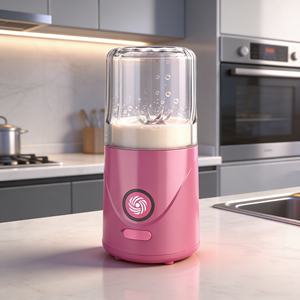 Mini-mixeur électrique portable 260 ml, alimenté par batterie USB, 2 lames en acier inoxydable SUS304, sans BPA, étanche, à vitesse variable, pour voiture et hôtel - Product Image 2