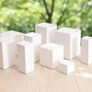 Caixa de Embalagem Cosmética de Papelão Branco para Atacado, Caixa de Papel Dobrável Reforçada, Caixa Colorida com Impressão UV em Pequenas Quantidades - Product Image 5