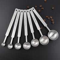 Mini-cuillères doseuses en acier inoxydable à long manche de 0,63 ml, 1,25 ml, 2,5 ml, 5 ml, 7,5 ml, 10 ml, 15 ml – Cuillère à café en métal de qualité alimentaire