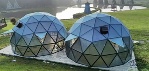 Mái vòm nhà glamping yurt nhà glamping Lều sang trọng nhà glamping Lều cắm trại đo đạc Dome Lều để bán với phòng tắm - Product Image 4