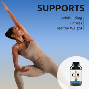 Cápsulas Blandas de CLA Premium con Aceite de Semilla de Cártamo que Apoyan el Rendimiento en el Ejercicio y el Desarrollo Muscular con un Estilo de Vida Saludable y un Peso Controlado - Product Image 5