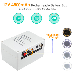 Caméra vidéo d'inspection 23mm avec 12 LED <span class=keywords><strong>20m</strong></span> 7 "Tuyau/vidange Système <span class=keywords><strong>endoscope</strong></span> industriel Support enregistreur DVR avec carte SD 8GB - Product Image 4