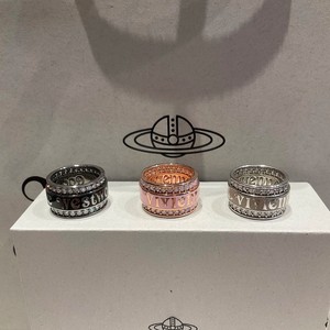 แหวนทองแดงประดับเพชรซิคอนทรงกว้างสไตล์แฟชั่นตะวันตก ยี่ห้อควีนยอร์ก ดีไซน์หรูหราทันสมัย สไตล์พังก์ เหมาะสำหรับทั้งผู้หญิงและผู้ชาย - Product Image 2